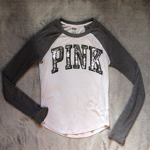 Pink long sleeve tee